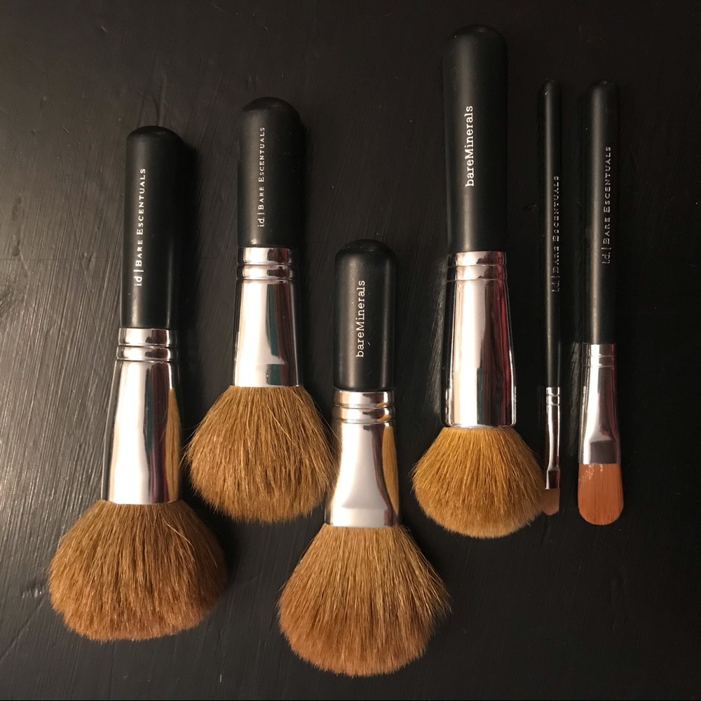 Bare Minerals / i.d. Bare Escentuals 6 Brush Lot